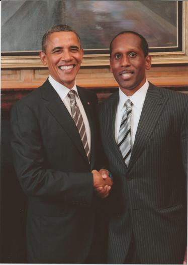 President Barack Obama & Marcus Holliman
